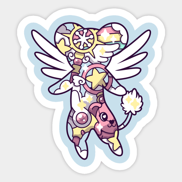 Magical Silhouettes Kero Chan Sticker by GillesBone